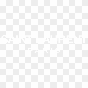 Saint Laurent White Logo, HD Png Download - ysl logo png