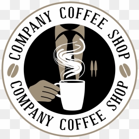 Company Coffee Shop Logo, HD Png Download - coffee logo png