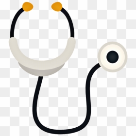 Estetoscopio Salud Enfermera - Stetoscope Flat Design Png, Transparent Png - estetoscopio png