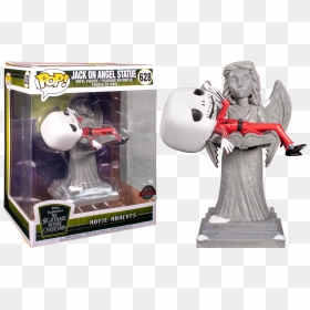 The Nightmare Before Christmas - Jack Skellington Angel Statue Funko Pop, HD Png Download - jack and sally png