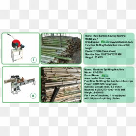 Bamboo Splitting Machine Philippines, HD Png Download - bamboo stick png