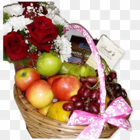 Large Fruit Basket - Apple, HD Png Download - fruit basket png