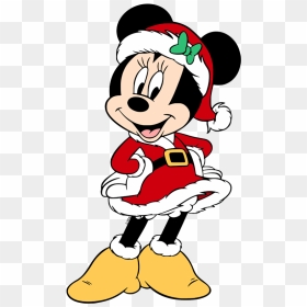 Disney Minnie Mouse Christmas, HD Png Download - baby minnie png