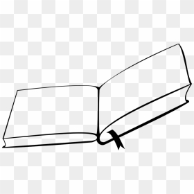 Black And White Book Clipart Png, Transparent Png - blank book png