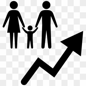 Buxton Uses Customer Analytics To Support Economic - Cartoon Family Of Three, HD Png Download - population icon png