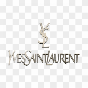 Ysl Logo White Transparent, HD Png Download - vhv