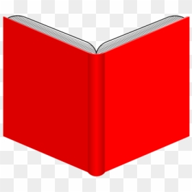 Reading Vector Open Book - Half Open Red Book Clipart, HD Png Download - open book vector png