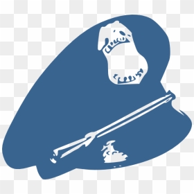 Cop Hat Police Blue Svg Clip Arts 600 X 522 Px - Congratulations Wishes For Police, HD Png Download - cop hat png