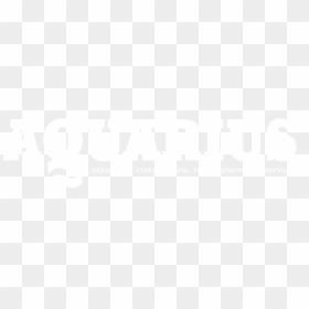 Aquarius Logo Black And White - Johns Hopkins Logo White, HD Png Download - aquarius png