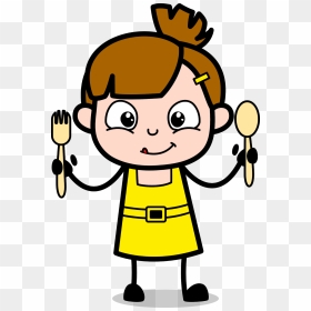 Confused Cartoon Character, HD Png Download - cute face png