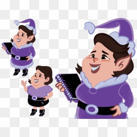 Elf Clipart Fat - Happy Fat Elf, HD Png Download - elf clipart png
