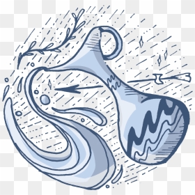 Transparent Aquarius Symbol Png - Illustration, Png Download - aquarius png