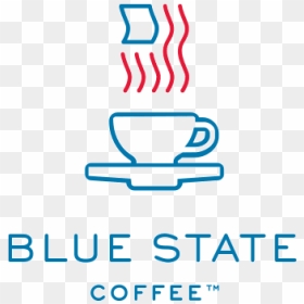 Blue State Coffee Logo, HD Png Download - coffee logo png