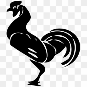 Rooster Clip Art, HD Png Download - chicken silhouette png