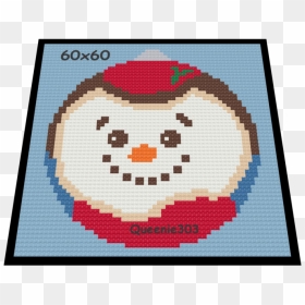 Ornament Snowman Face, HD Png Download - snowman face png