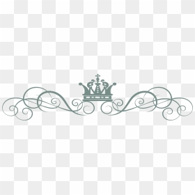 #swirls #swirl #swirly #fancy #elegance #elegant #crown - Crown Border Design, HD Png Download - royal frame png