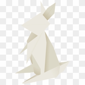 Vector Rabbit Origami Picture Library - Origami Rabbit Png, Transparent Png - origami png