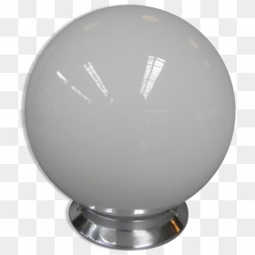 Art Deco Ceiling Light White Glass Ball - Sphere, HD Png Download - glass sphere png