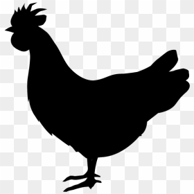 Chicken Silhouette Png - Crazy Chicken Lady Svg, Transparent Png - chicken silhouette png