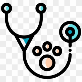 Paw Stethoscope Logo, HD Png Download - estetoscopio png