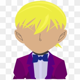 Bow Tie Vector - Cartoon Boy No Mouth, HD Png Download - bow tie vector png