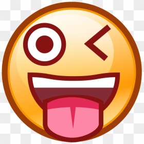 Wink Smiley Png Download - Comedy Emoji, Transparent Png - smiley.png