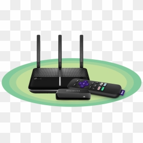 Tablo Router Roku - Router Caracteristicas, HD Png Download - wifi signal png