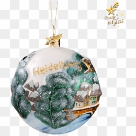 Transparent Glass Sphere Png - Christmas Ornament, Png Download - glass sphere png