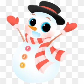 Snowman Pictures Download Png Clipart - Cute Snowman Png, Transparent Png - snowman face png