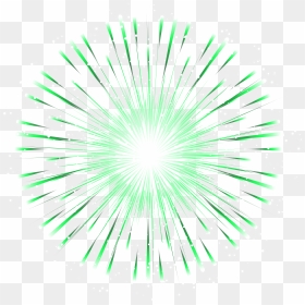 Three Green Snowflake Clipart Clip Art Transparent - Circle, HD Png Download - firework png transparent
