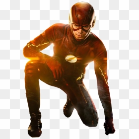 Flash Y Supergirl Juntos, HD Png Download - vhv