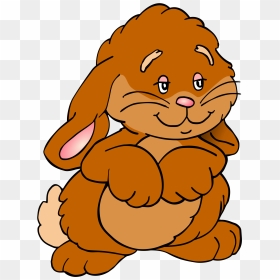 111 Rabbit Clipart Clipart Fans - Brown Easter Bunny Clipart, HD Png Download - rabbit clipart png