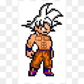 Goku Pixel Art Dragon Ball Super, HD Png Download - ultra instinct png