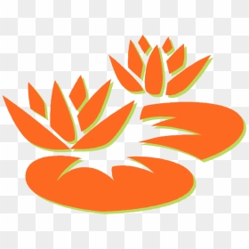 Vector Illustration Of Lotus Flower Or Water Lily Aquatic - White Lily Pad Vector, HD Png Download - lotus vector png