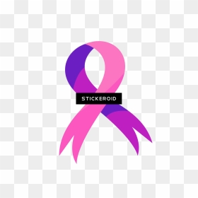 Breast Cancer Ribbon Clipart , Png Download - Graphic Design, Transparent Png - breast cancer ribbon vector png
