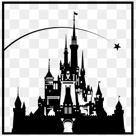 Free Clip Art Of Disney Castle Clipart Best Cinderella - Disney Cinderella Castle Silhouette, HD Png Download - cinderella carriage silhouette png