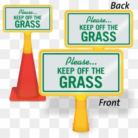 Transparent Grass Cartoon Png - Cone Signage, Png Download - grass cartoon png
