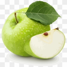 Green Apple Fruit Png, Transparent Png - manzana png