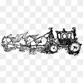 Witch Haunted House Colouring Pages, HD Png Download - cinderella carriage silhouette png