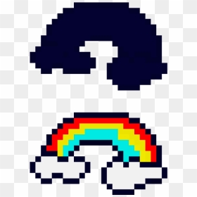 Rainbow Pixel Art, HD Png Download - arco iris png