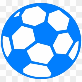 Blue Soccer Ball Clipart , Png Download - Blue Soccer Ball Clip Art, Transparent Png - soccer ball clipart png