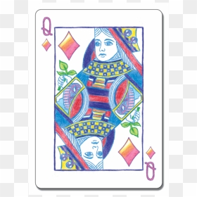 Picture - Queen Of Clubs, HD Png Download - playing card back png