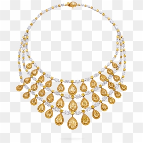 10 41 489 Necklace Copy - Necklace, HD Png Download - yellow diamond png