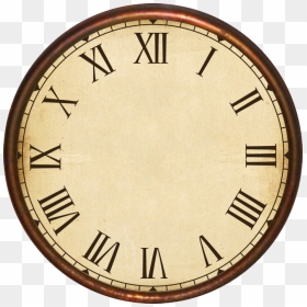 Watch Face Template Png , Png Download - Roman Numeral Clock, Transparent Png - watch face png