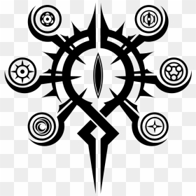 The Chained Eye Holy Symbol - Demon Symbols, HD Png Download - eye symbol png