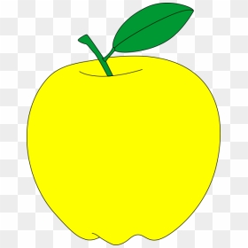 Transparent Apple Clip Art Png - Yellow Apple Clip Art, Png Download - apple clip art png