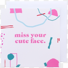 Greeting Card, HD Png Download - cute face png