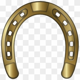 Gold Horseshoe Icon Png, Transparent Png - gold horseshoe png