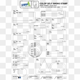 Colop Self Inking Stamp - Domain Name System, HD Png Download - circle stamp png