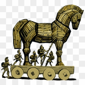 Trojan Horse Illustration - Trojan Horse, HD Png Download - trojan png